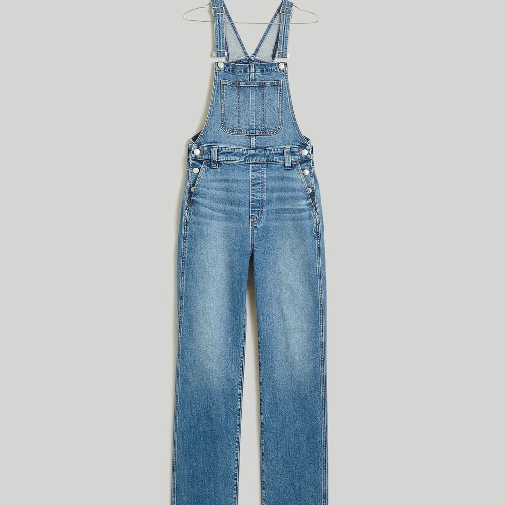 NWT MADEWELL The ‘90s Straight Overalls in Fawnbrook Wash ~ Size 2 - Picture 6 of 6